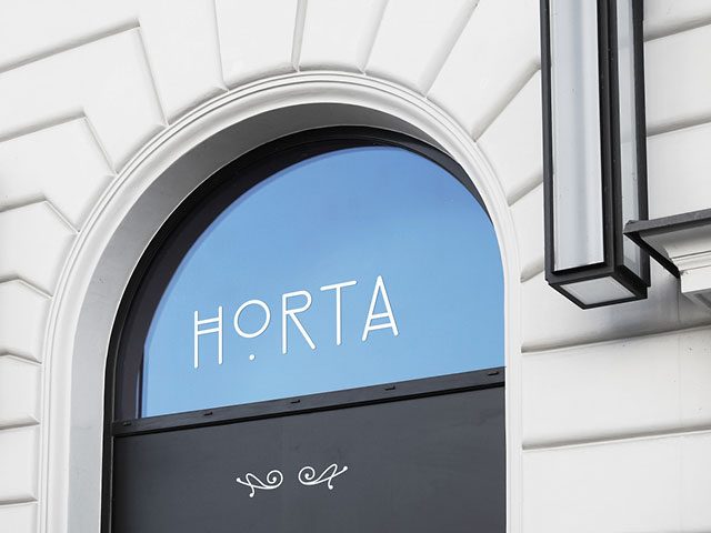 Création d'un branding pour le restaurant Horta fait par Mobil Studio